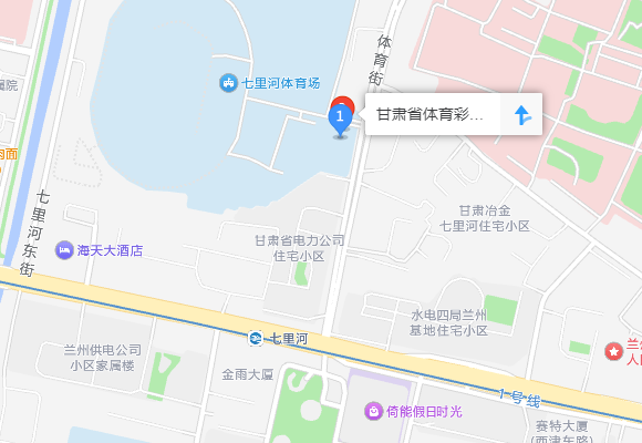 甘肃省体育彩票管理中心地图